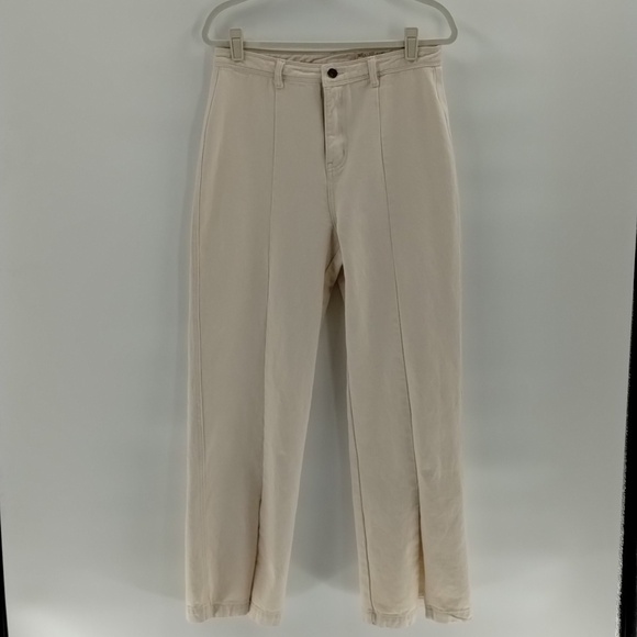 Wishlist Denim - Wish List denim cream jeans split front size large 100% cotton high waist
